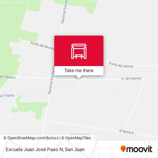 Mapa de Escuela Juan José Paso N