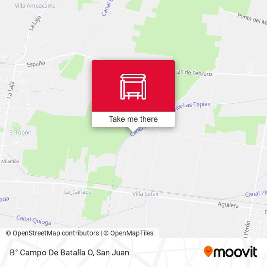 B° Campo De Batalla O map