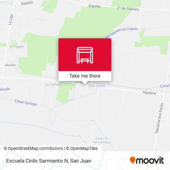 Escuela Cirilo Sarmiento N map
