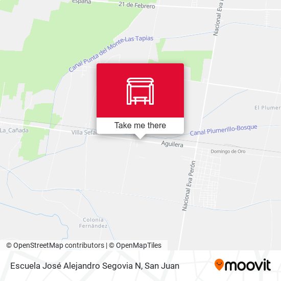 Mapa de Escuela José Alejandro Segovia N