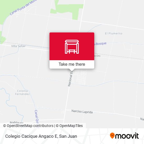Colegio Cacique Angaco E map