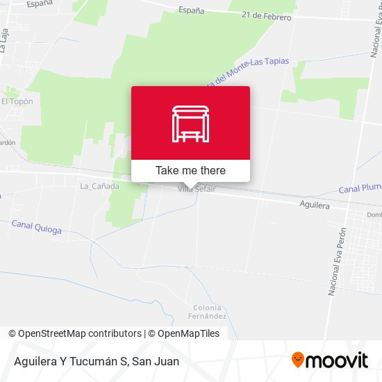 Aguilera Y Tucumán S map