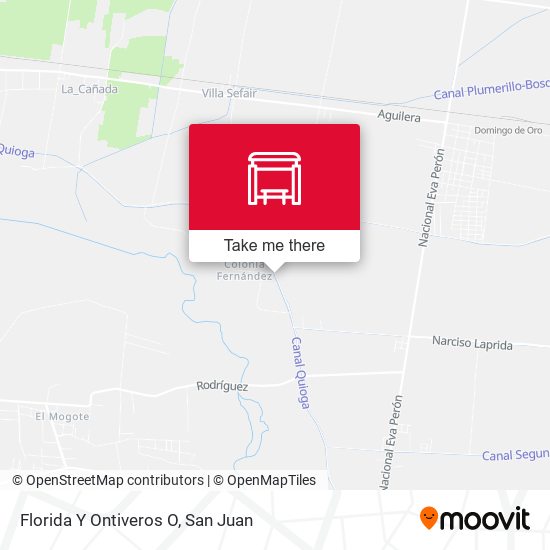 Mapa de Florida Y Ontiveros O