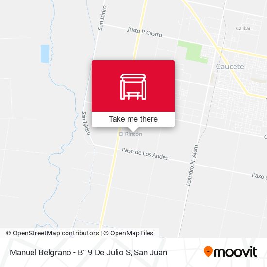 Manuel Belgrano - B° 9 De Julio S map