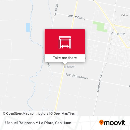 Manuel Belgrano Y La Plata map