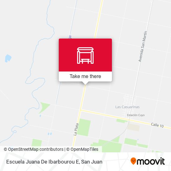 Mapa de Escuela Juana De Ibarbourou E