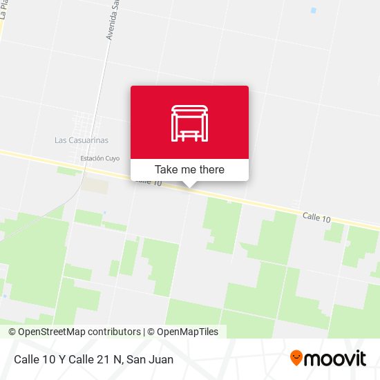 Calle 10 Y Calle 21 N map