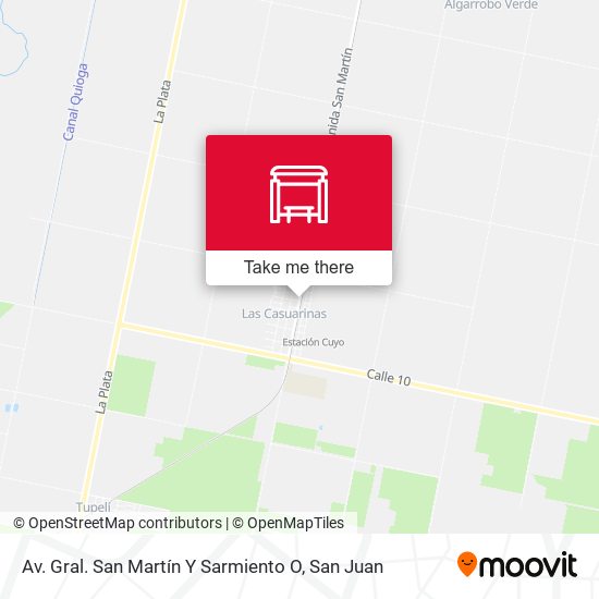 Av. Gral. San Martín Y Sarmiento O map