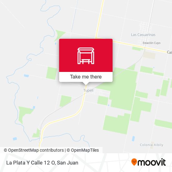 Mapa de La Plata Y Calle 12 O