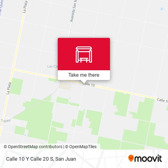 Calle 10 Y Calle 20 S map