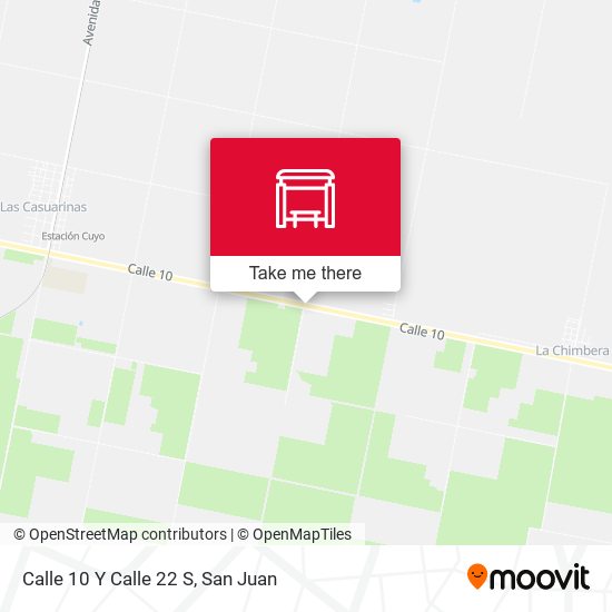 Mapa de Calle 10 Y Calle 22 S