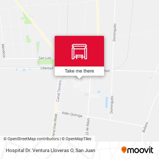 Hospital Dr. Ventura Lloveras O map