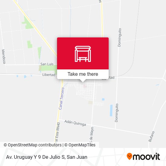 Mapa de Av. Uruguay Y 9 De Julio S
