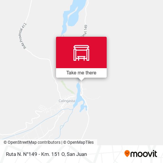 Ruta N. N°149 - Km. 151 O map