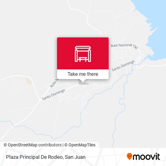 Plaza Principal De Rodeo map