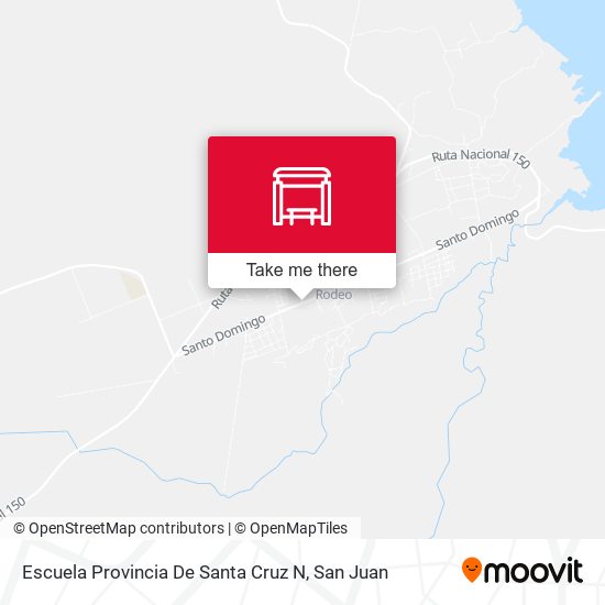 Escuela Provincia De Santa Cruz N map