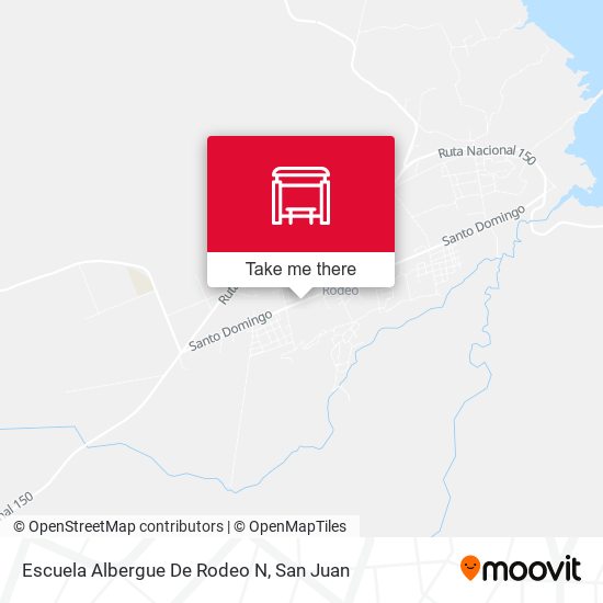 Mapa de Escuela Albergue De Rodeo N