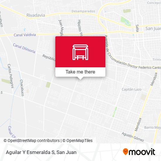 Mapa de Aguilar Y Esmeralda S