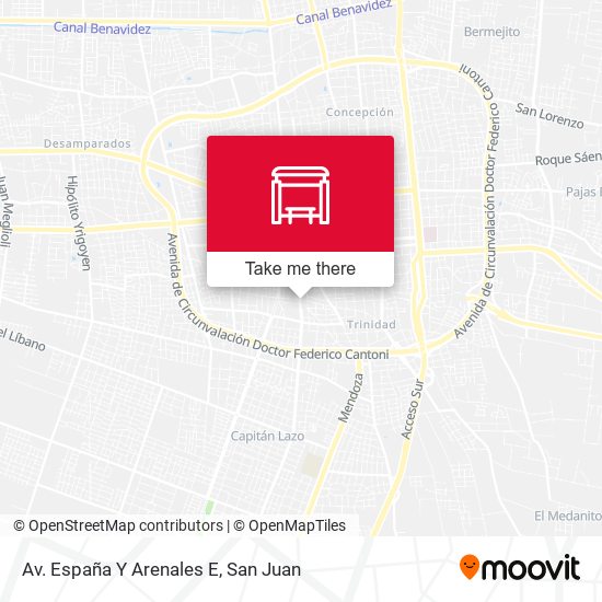 Mapa de Av. España Y Arenales E
