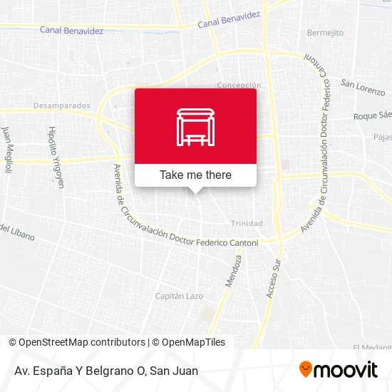 Mapa de Av. España Y Belgrano O