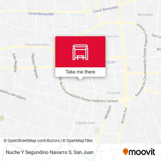 Mapa de Nuche Y Segundino Navarro S