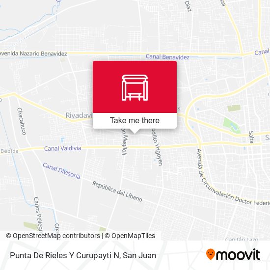 Punta De Rieles Y Curupayti N map