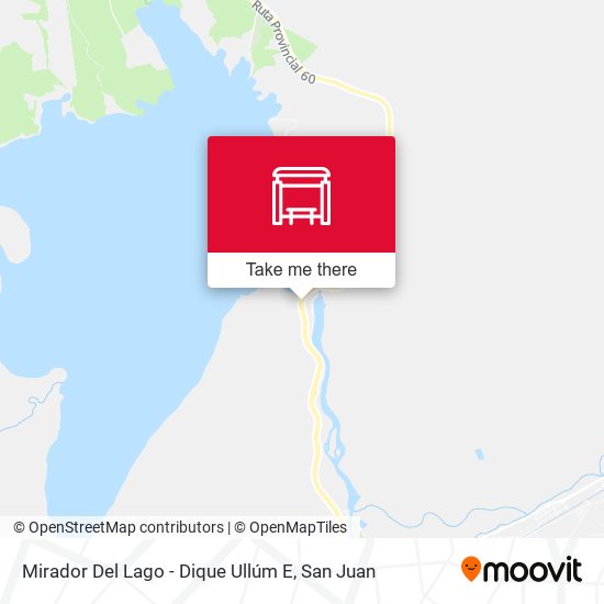 Mirador Del Lago - Dique Ullúm E map