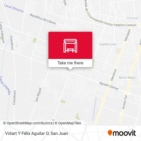Vidart Y Félix Aguilar O map