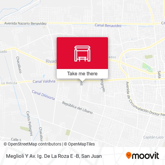 Meglioli Y Av. Ig. De La Roza E -B map