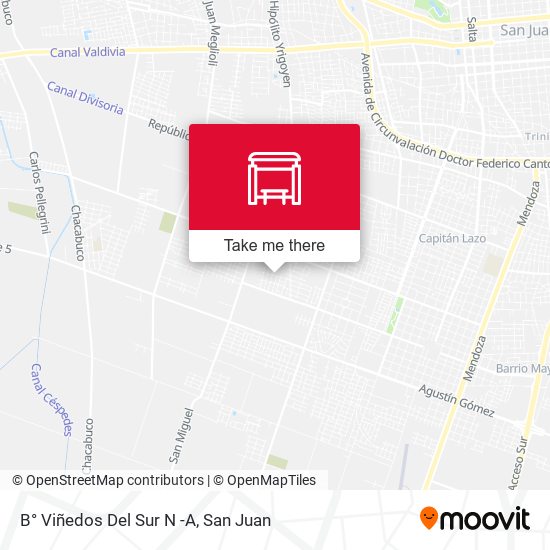 B° Viñedos Del Sur N -A map