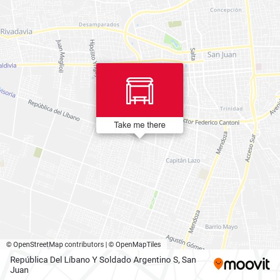 Mapa de República Del Líbano Y Soldado Argentino S