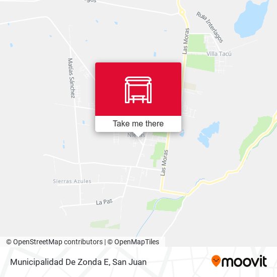 Mapa de Municipalidad De Zonda E