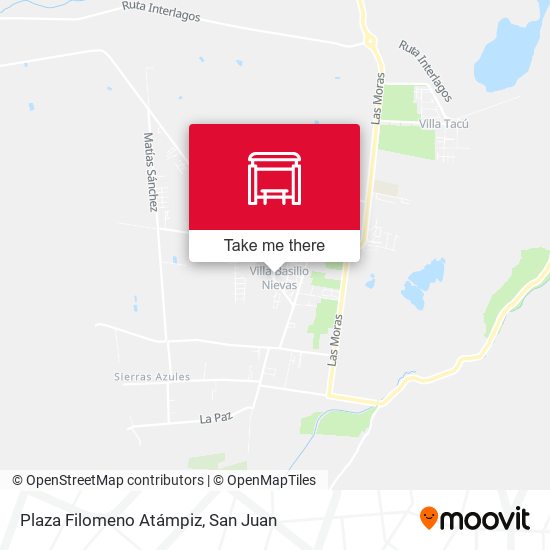 Plaza Filomeno Atámpiz map