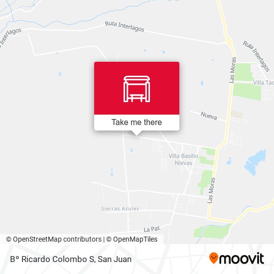 Bº Ricardo Colombo S map