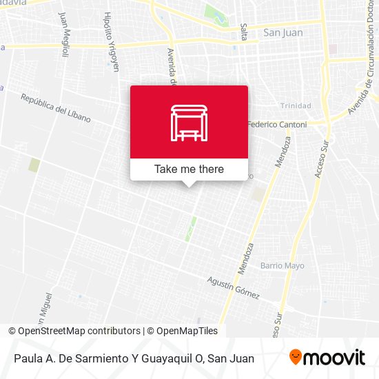 Mapa de Paula A. De Sarmiento Y Guayaquil O