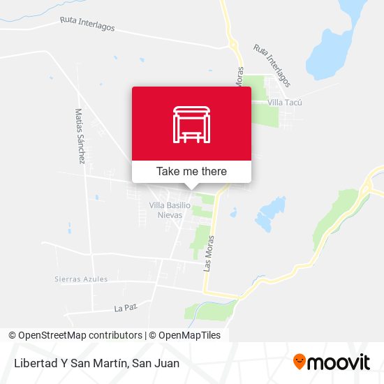 Libertad Y San Martín map