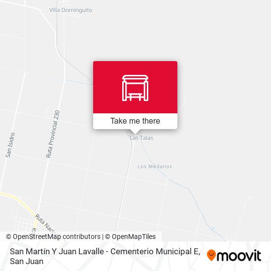 San Martín Y Juan Lavalle - Cementerio Municipal E map