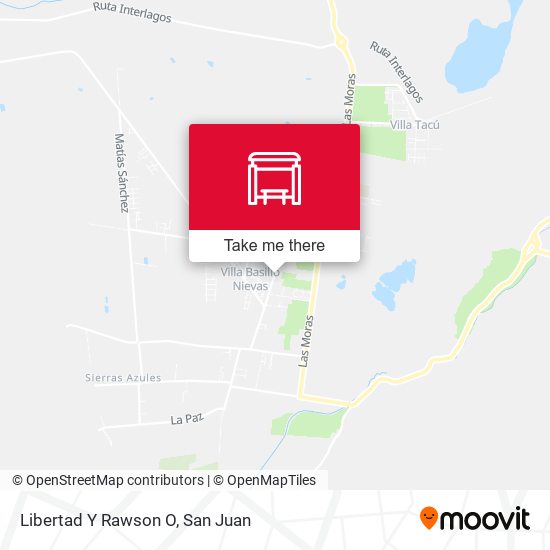 Mapa de Libertad Y Rawson O