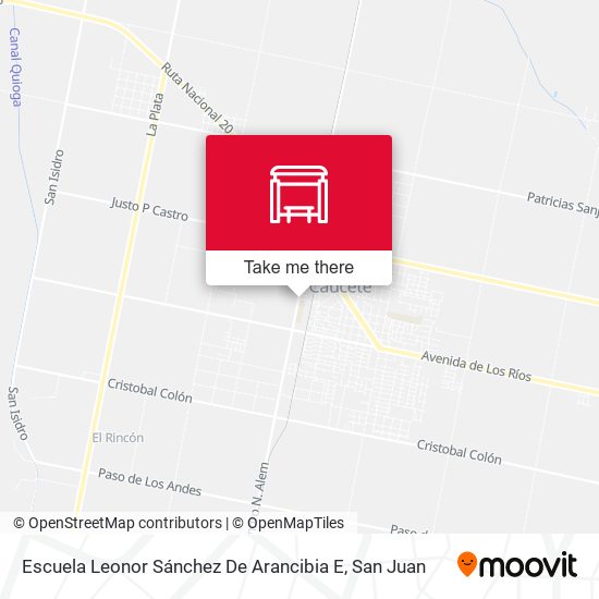 Escuela Leonor Sánchez De Arancibia E map