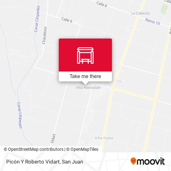 Picón Y Roberto Vidart map