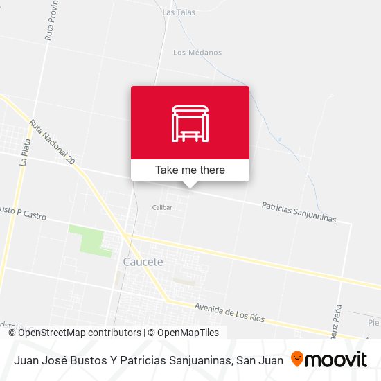 Mapa de Juan José Bustos Y Patricias Sanjuaninas