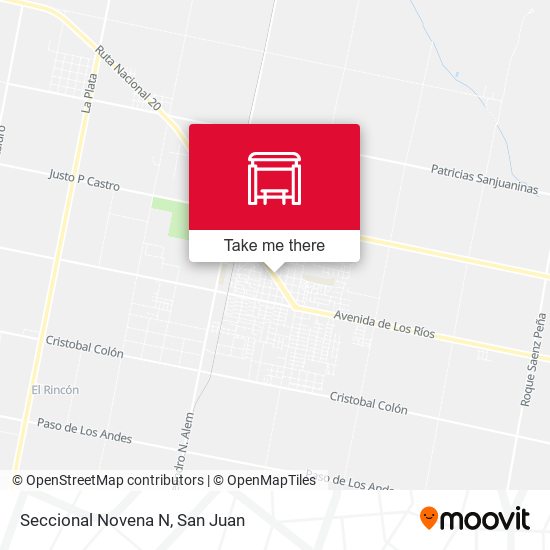 Seccional Novena N map