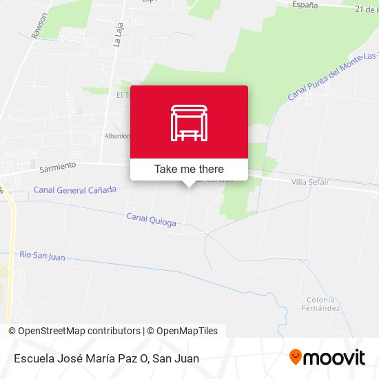 Escuela José María Paz O map