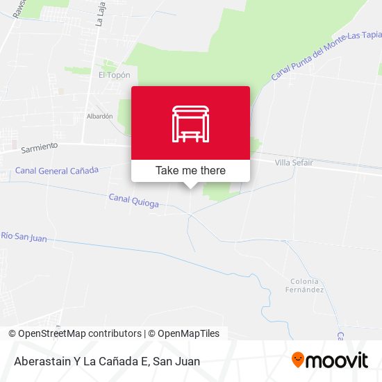 Aberastain Y La Cañada E map