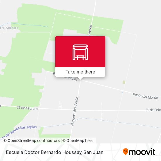 Mapa de Escuela Doctor Bernardo Houssay