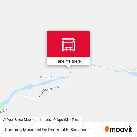 Mapa de Camping Municipal De Pedernal N