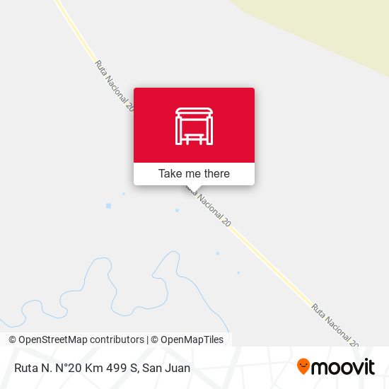 Mapa de Ruta N. N°20 Km 499 S