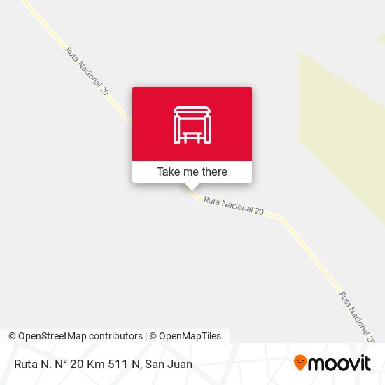Ruta N. N° 20 Km 511 N map