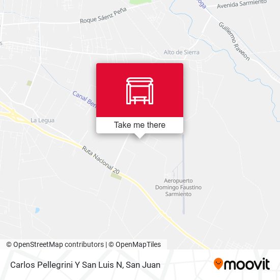 Carlos Pellegrini Y San Luis N map