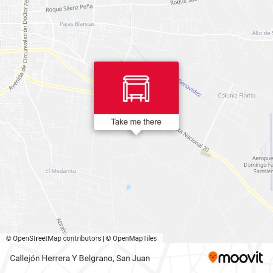 Callejón Herrera Y Belgrano map